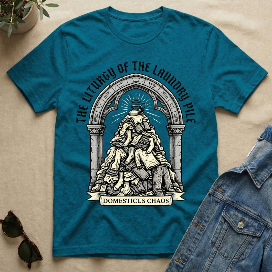 the liturgy of the laundry pile T-Shirt