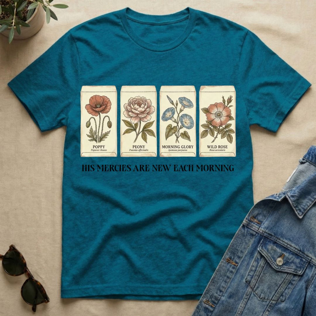 His Mercies In Seed Packets T-Shirt