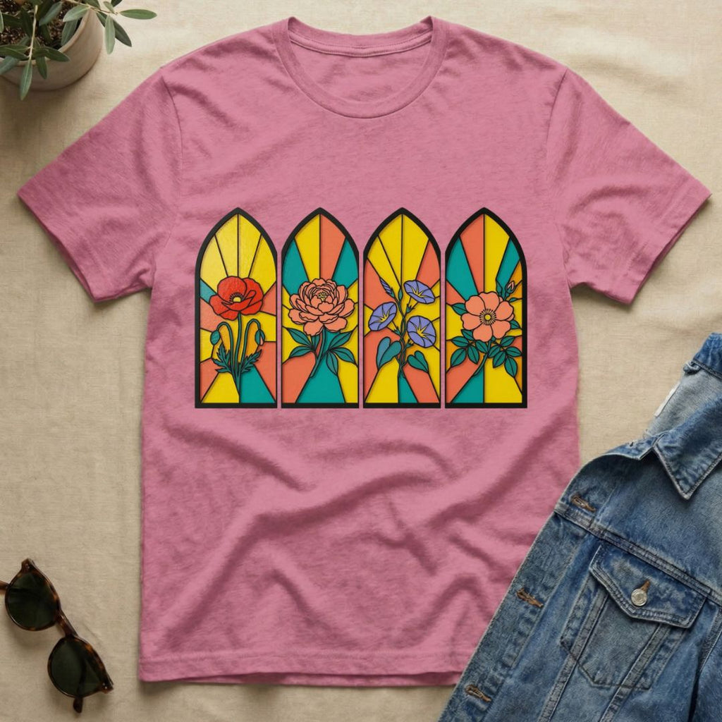Cathedral Arches In Flower Season T-Shirt