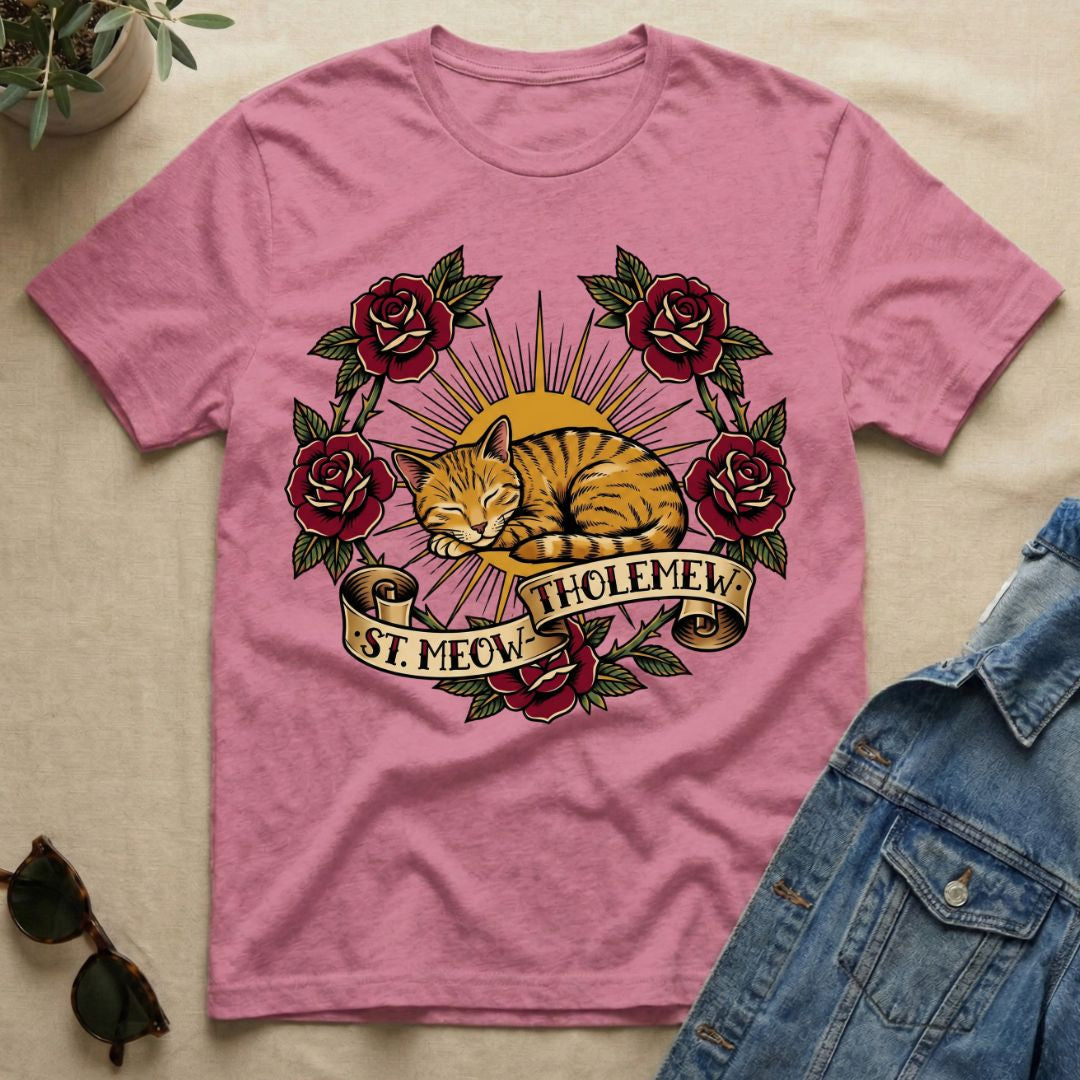 St Meow Tholemew T-Shirt