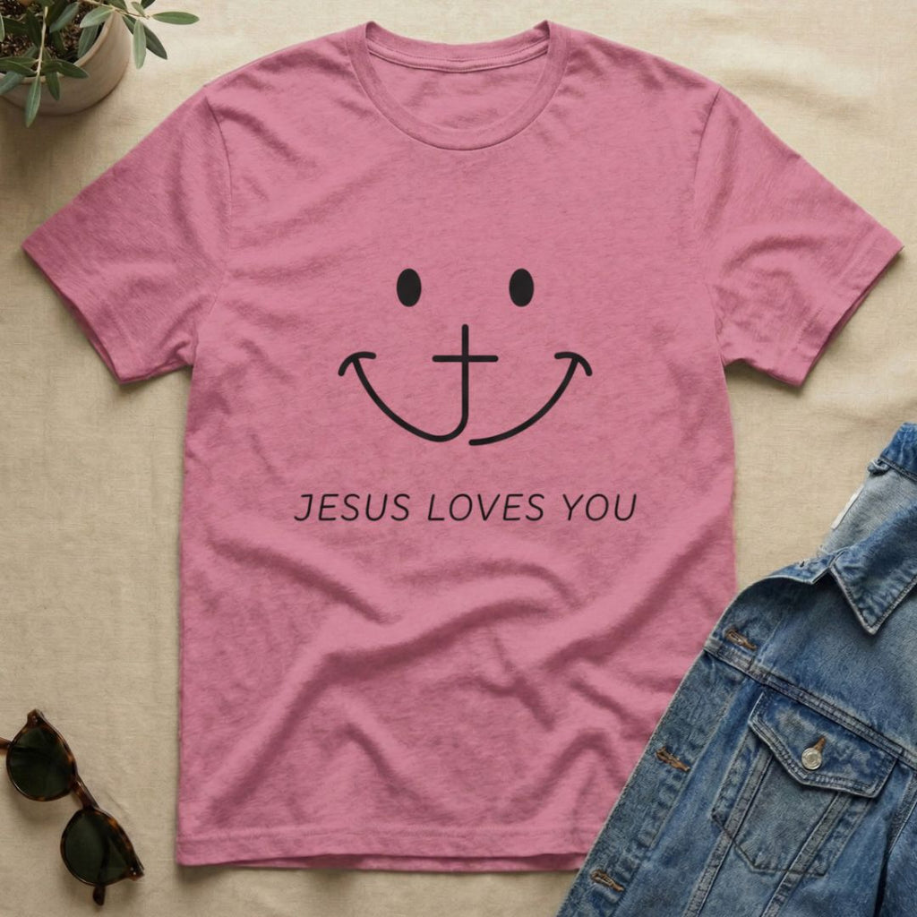 jesus loves you smiley T-Shirt