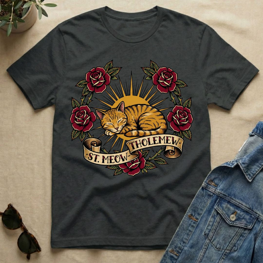 St Meow Tholemew T-Shirt