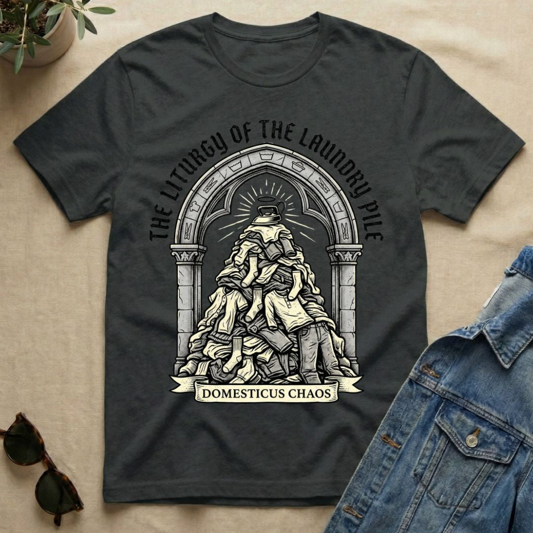 the liturgy of the laundry pile T-Shirt