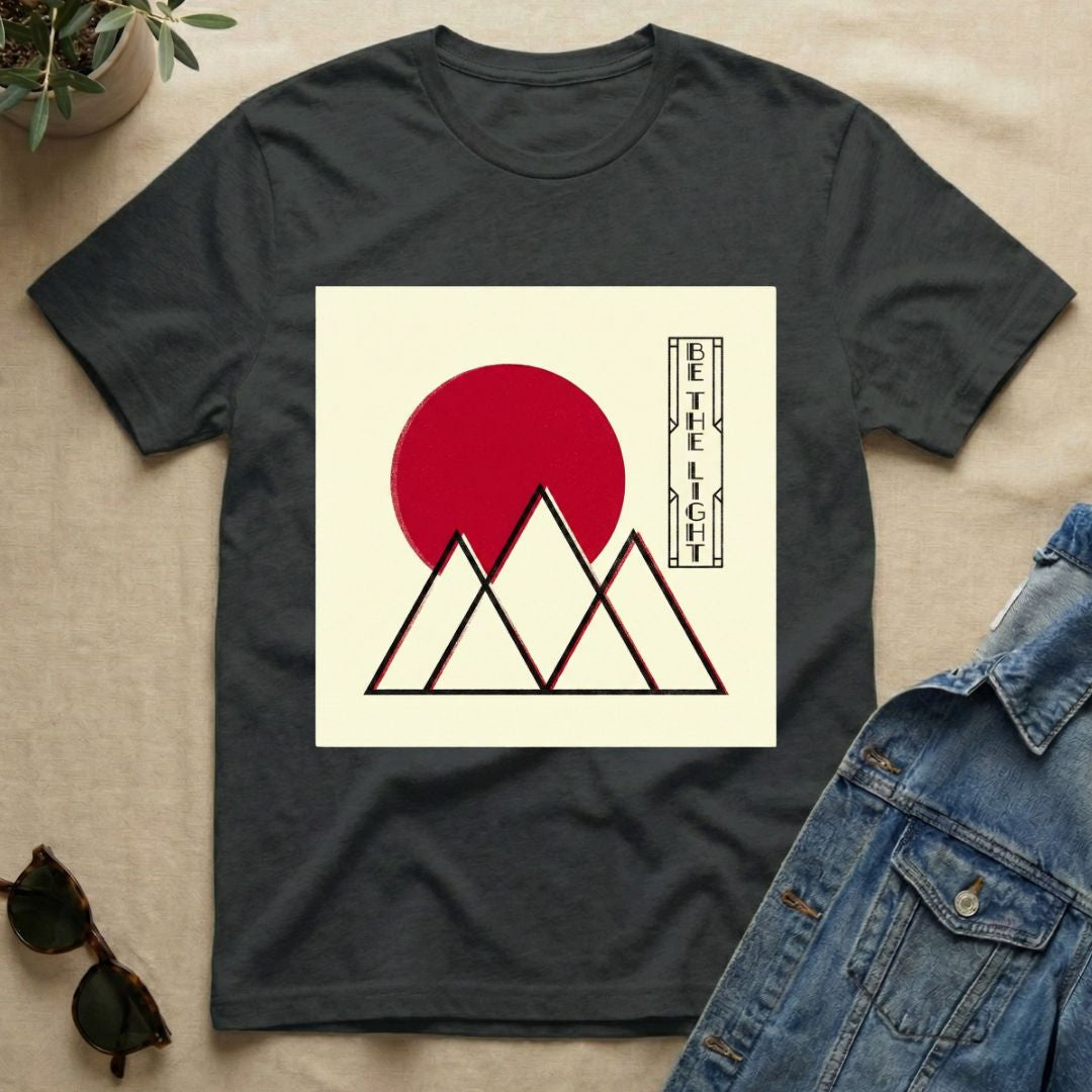 Be The Light - Japanese Woodprint T-Shirt