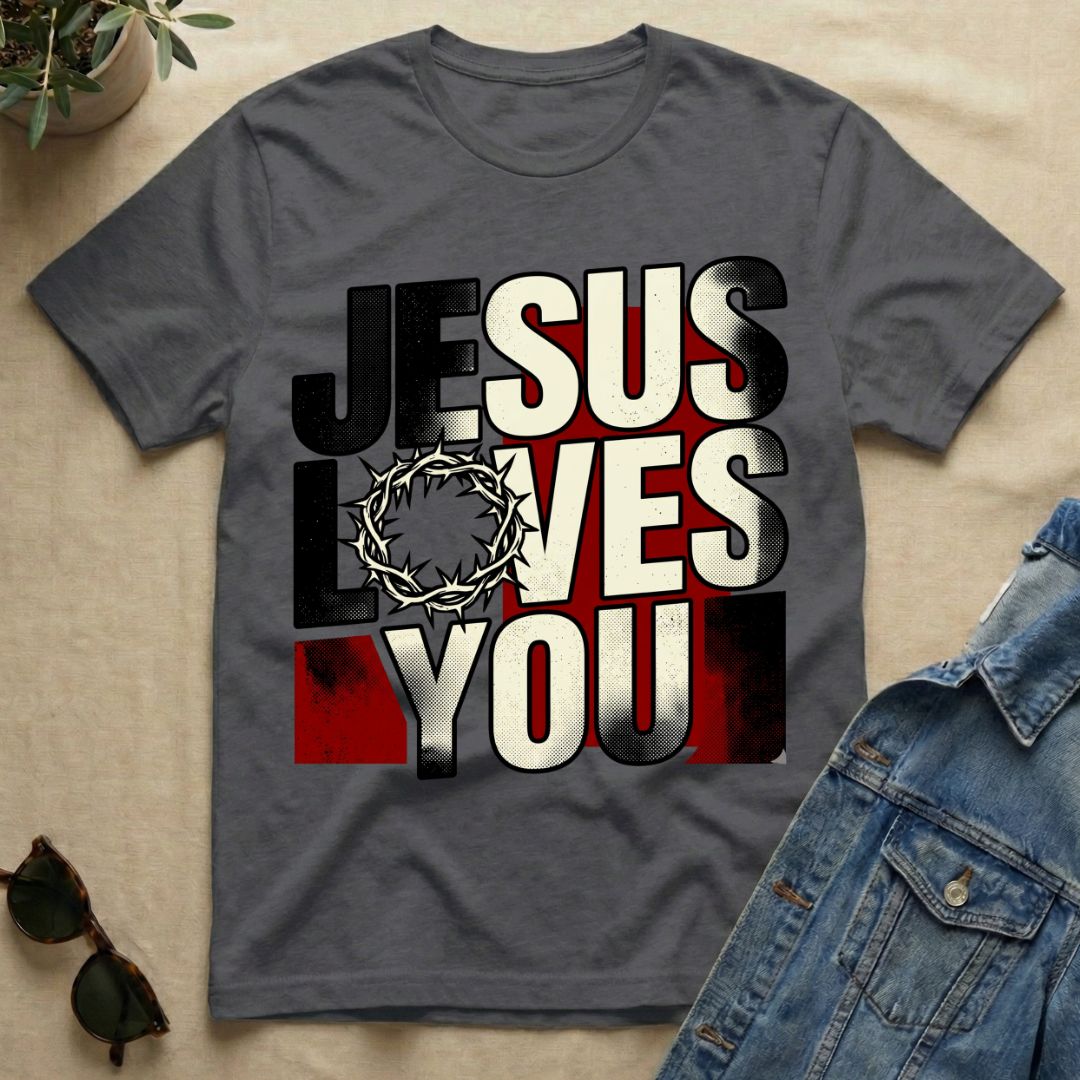 jesus loves you (crown edition) T-Shirt