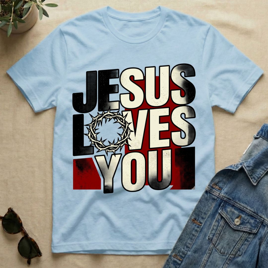 jesus loves you (crown edition) T-Shirt