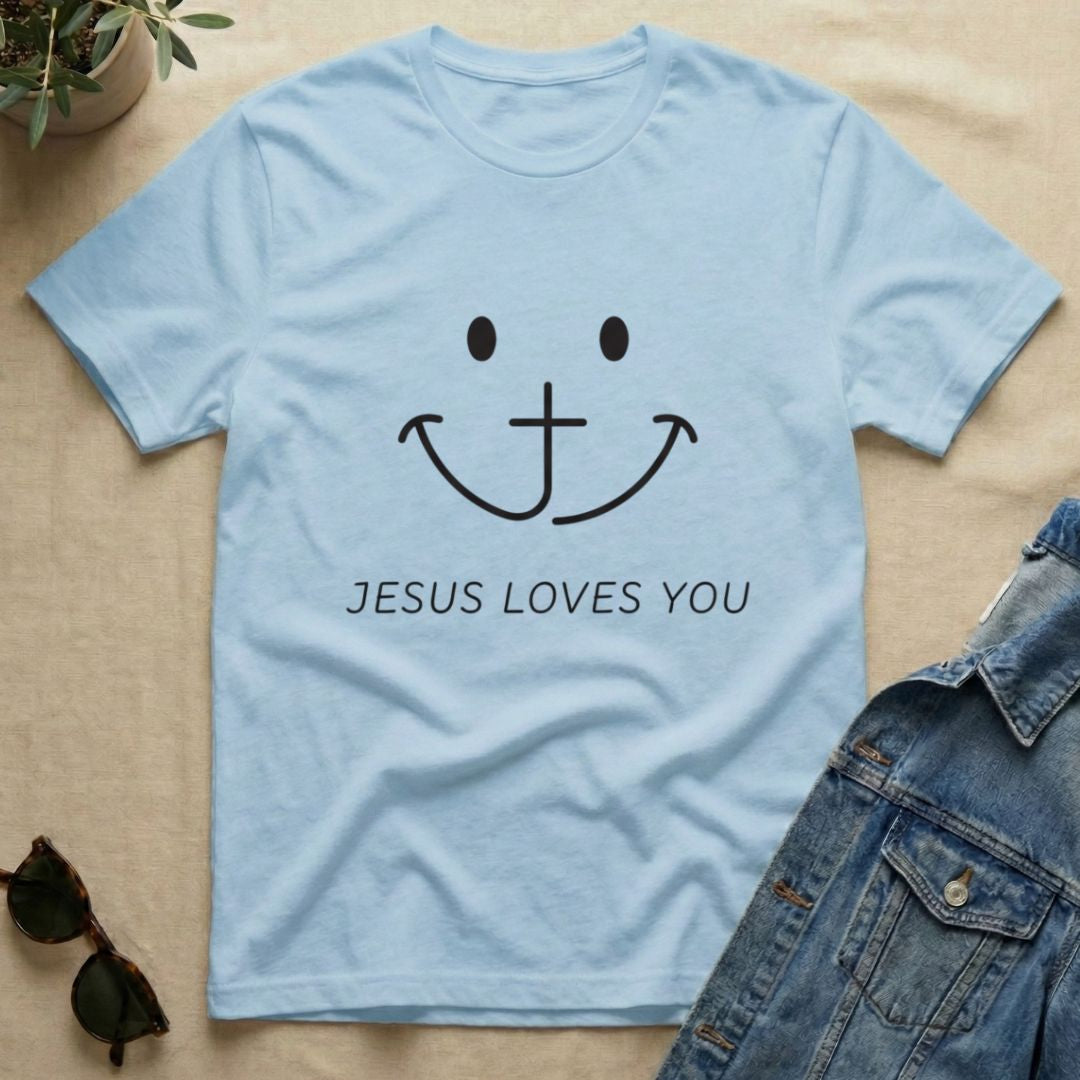 jesus loves you smiley T-Shirt