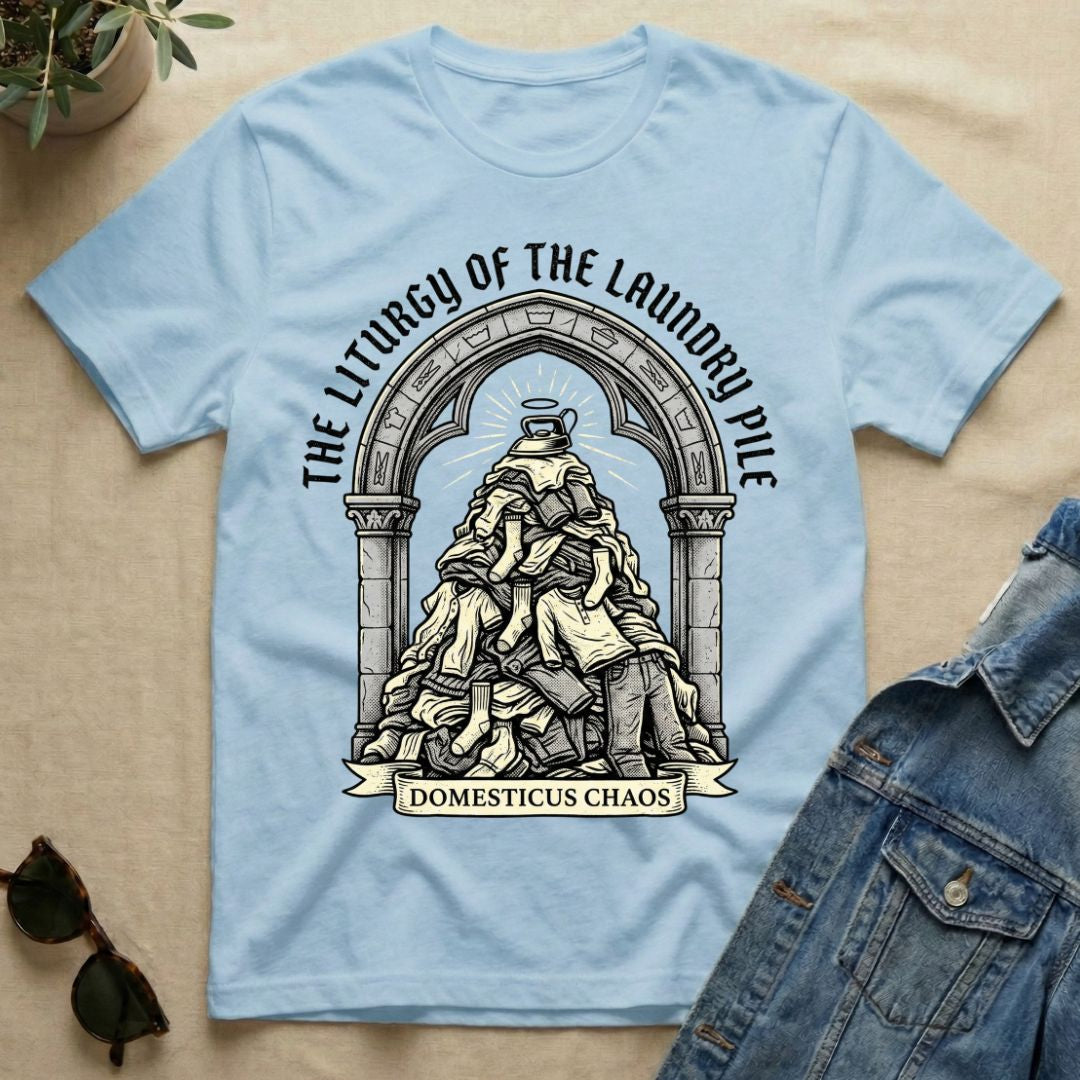 the liturgy of the laundry pile T-Shirt