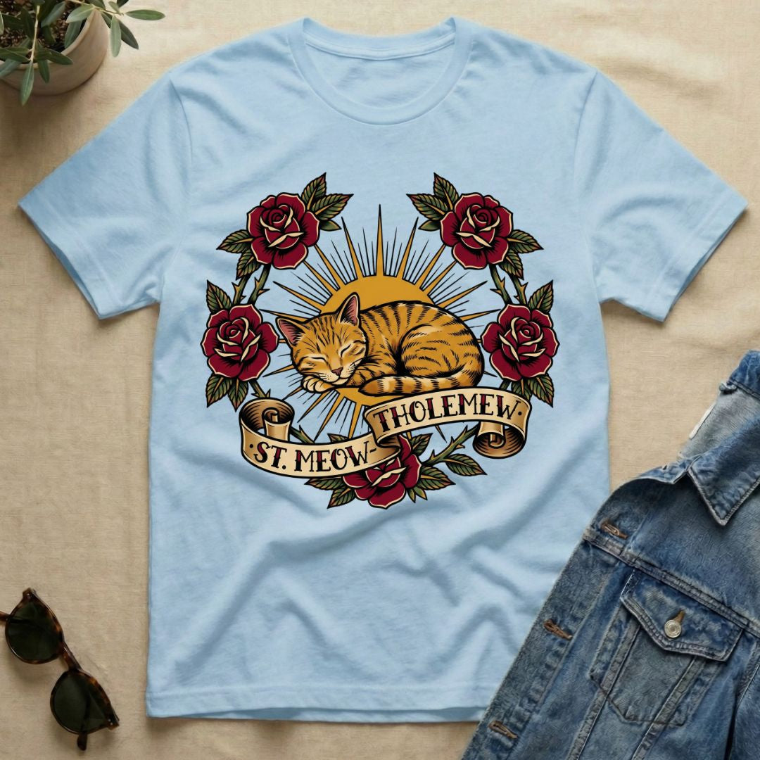 St Meow Tholemew T-Shirt