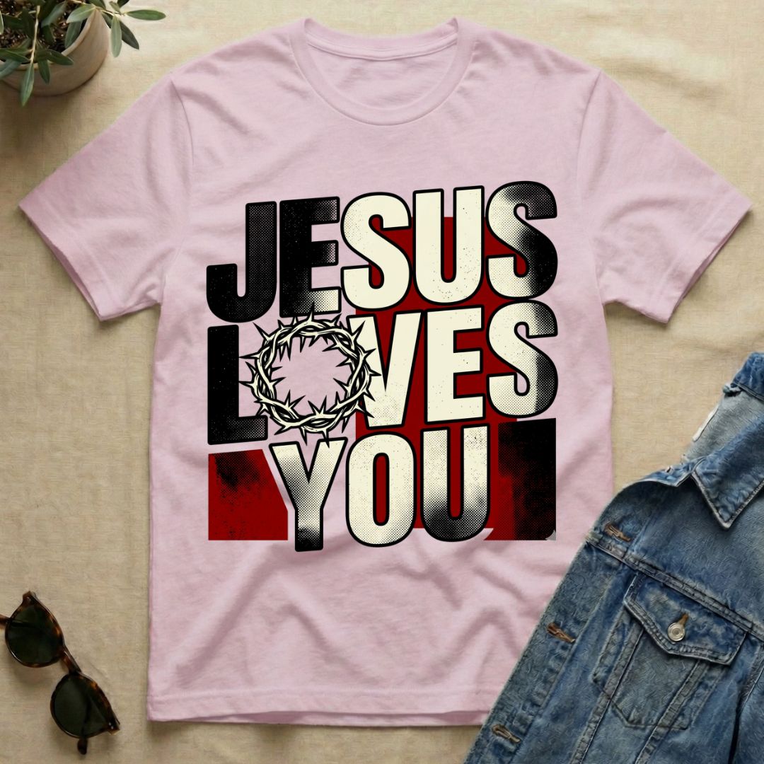 jesus loves you (crown edition) T-Shirt