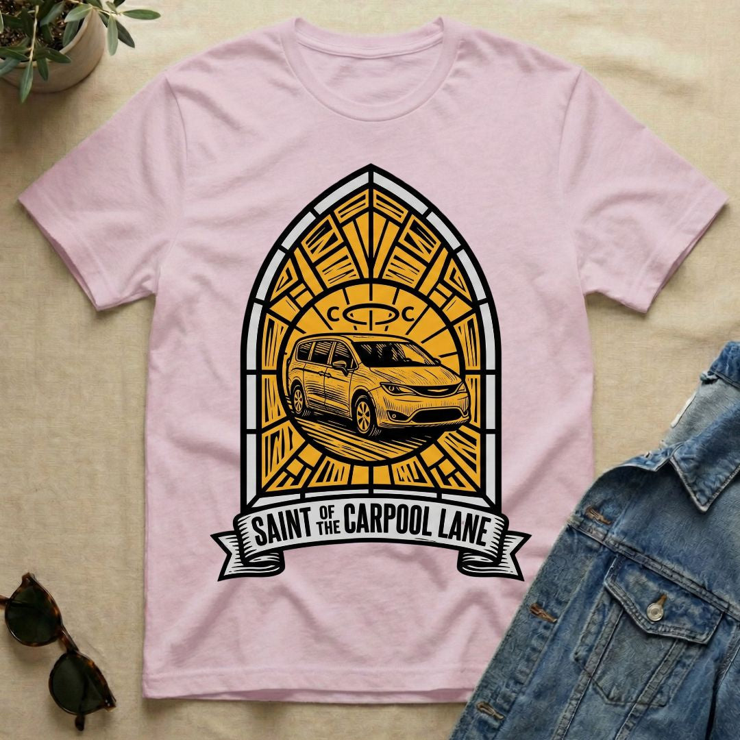 handling the carpool lane as a saint T-Shirt