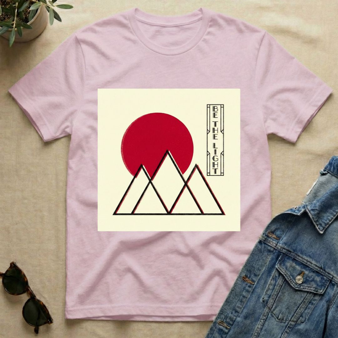Be The Light - Japanese Woodprint T-Shirt