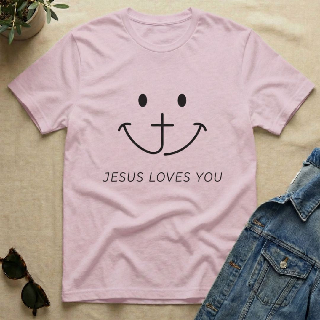 jesus loves you smiley T-Shirt