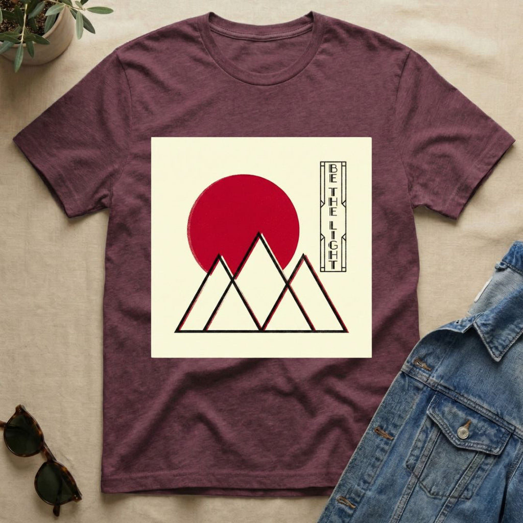 Be The Light - Japanese Woodprint T-Shirt