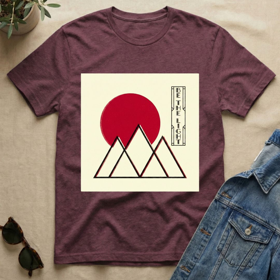 Be The Light - Japanese Woodprint T-Shirt