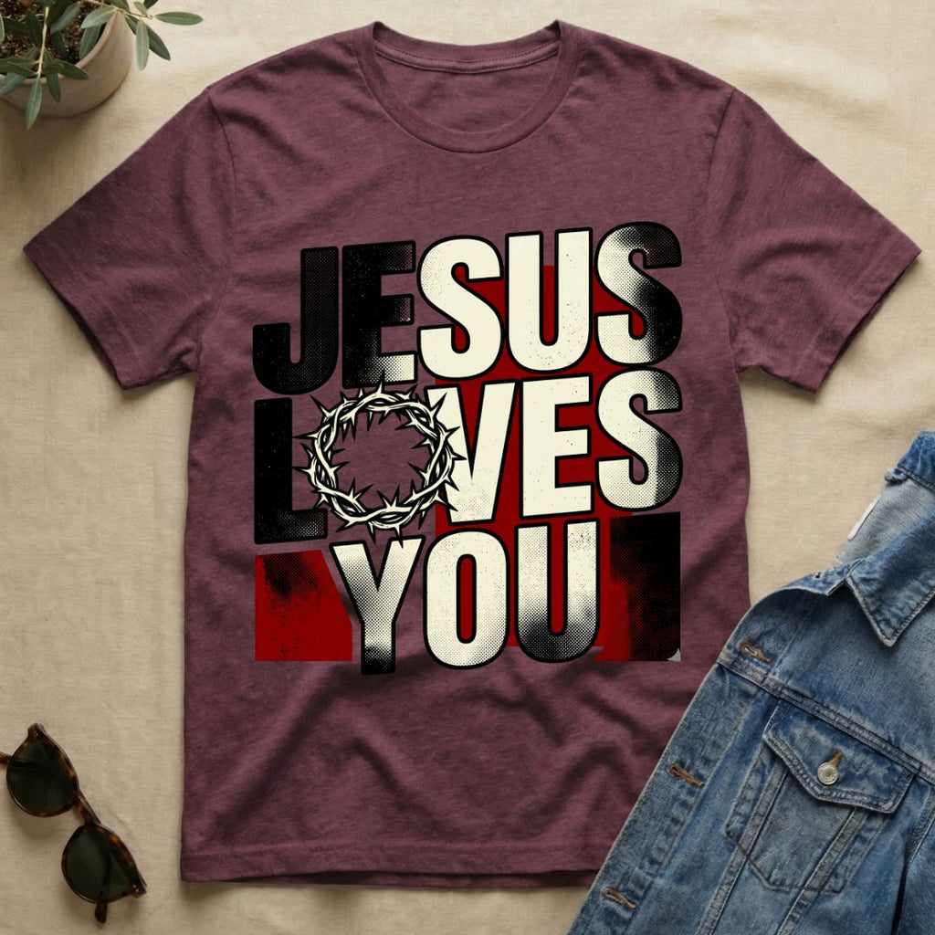 jesus loves you (crown edition) T-Shirt