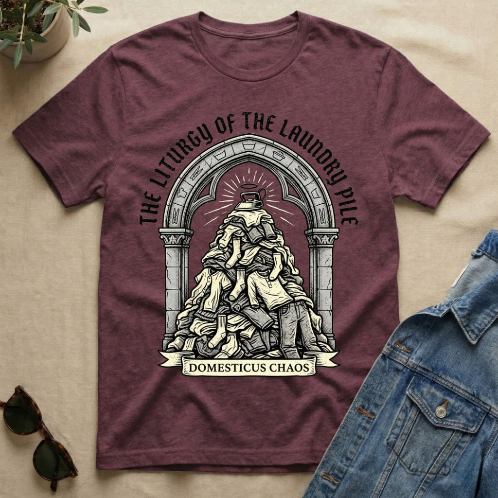 the liturgy of the laundry pile T-Shirt