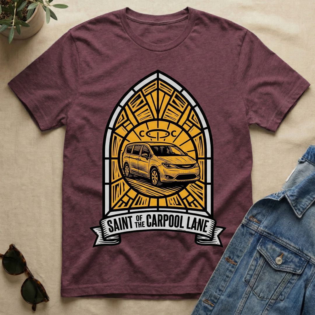 handling the carpool lane as a saint T-Shirt