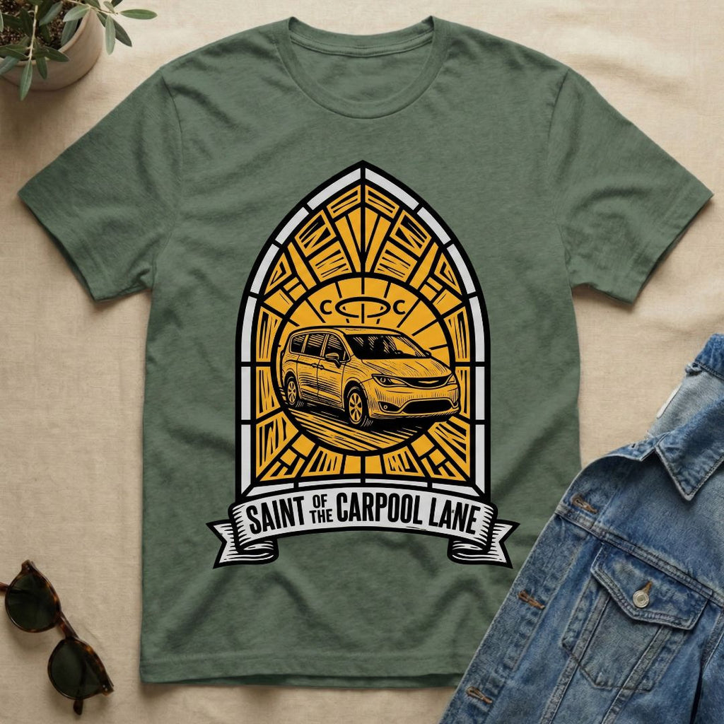 handling the carpool lane as a saint T-Shirt