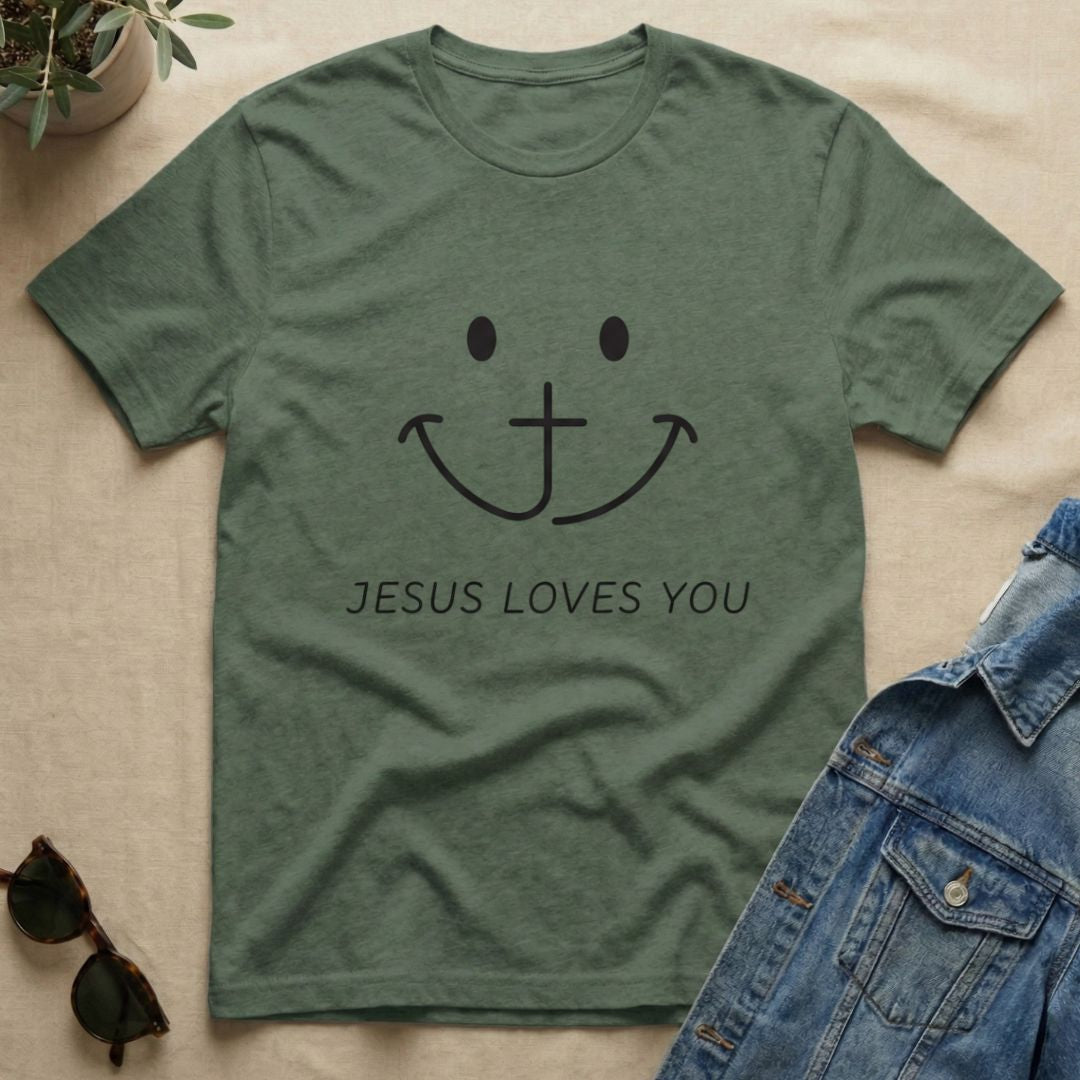 jesus loves you smiley T-Shirt