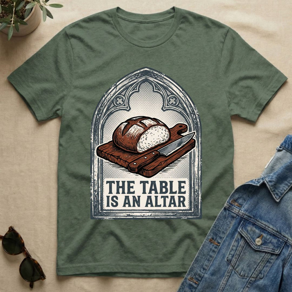the table is an altar T-Shirt