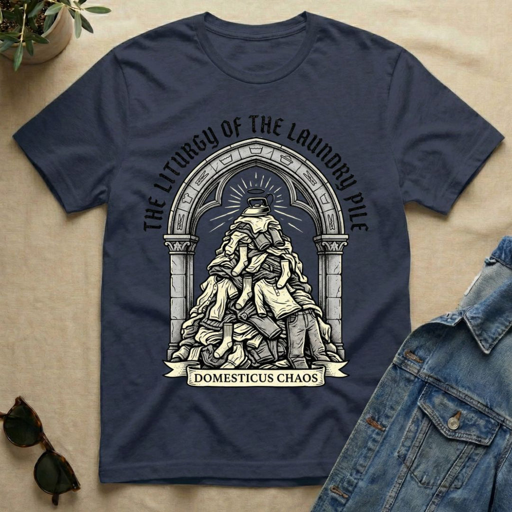 the liturgy of the laundry pile T-Shirt