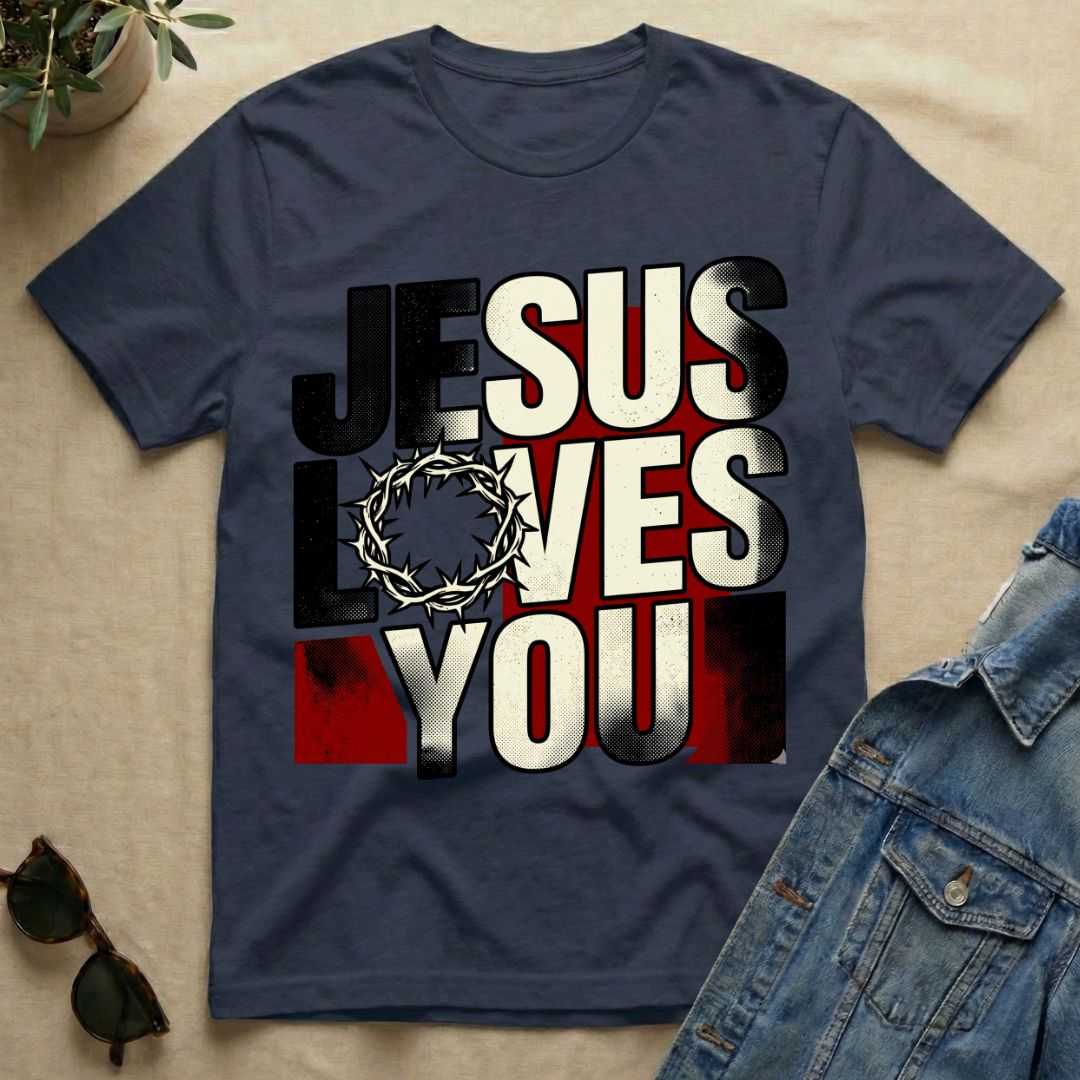 jesus loves you (crown edition) T-Shirt