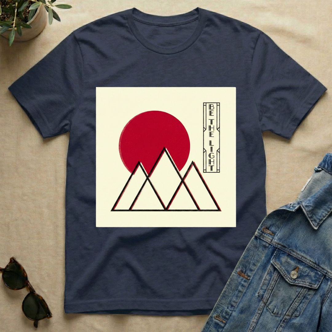 Be The Light - Japanese Woodprint T-Shirt