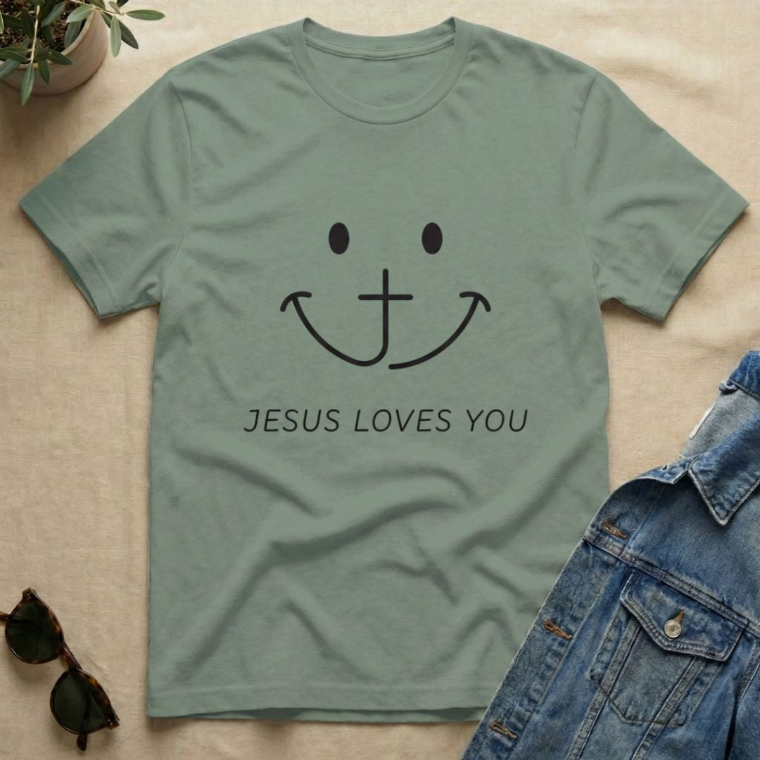 jesus loves you smiley T-Shirt