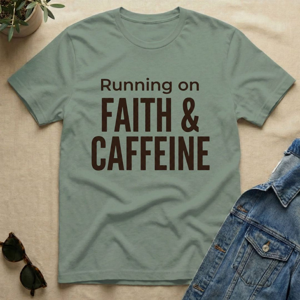 Running On Faith & Caffeine T-Shirt
