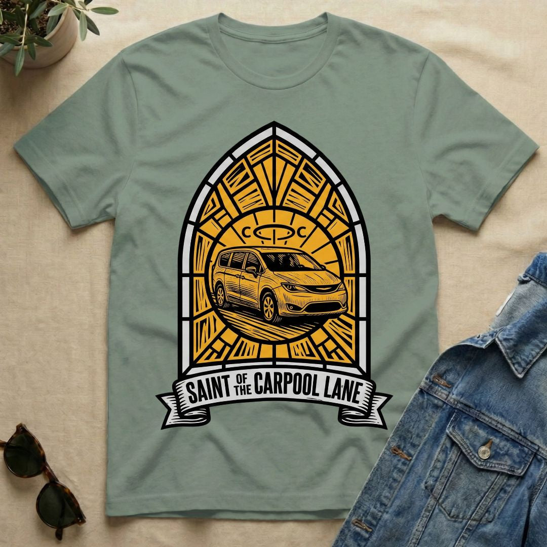 handling the carpool lane as a saint T-Shirt
