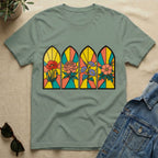 Cathedral Arches In Flower Season T-Shirt