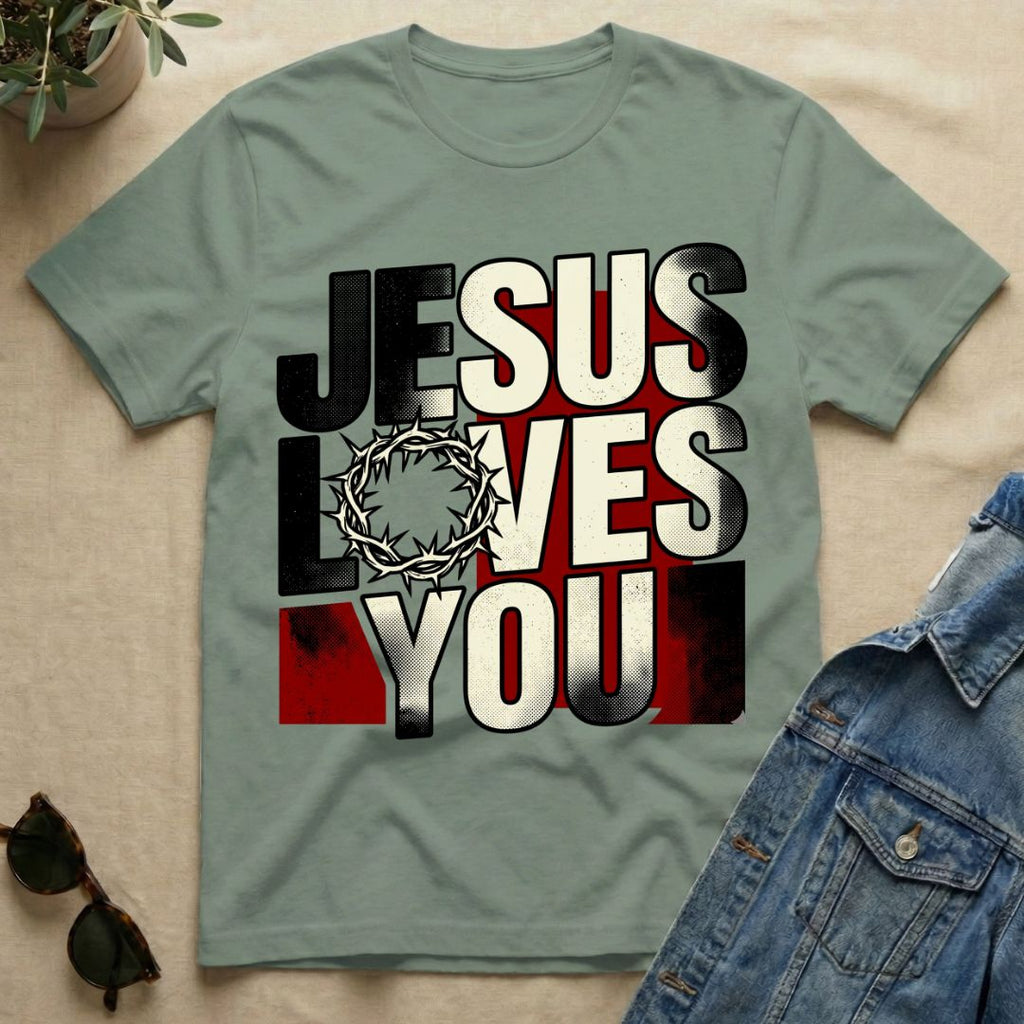jesus loves you (crown edition) T-Shirt