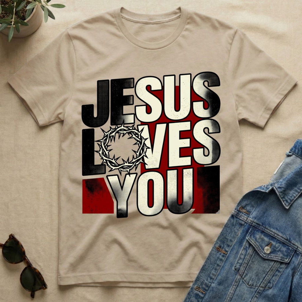 jesus loves you (crown edition) T-Shirt