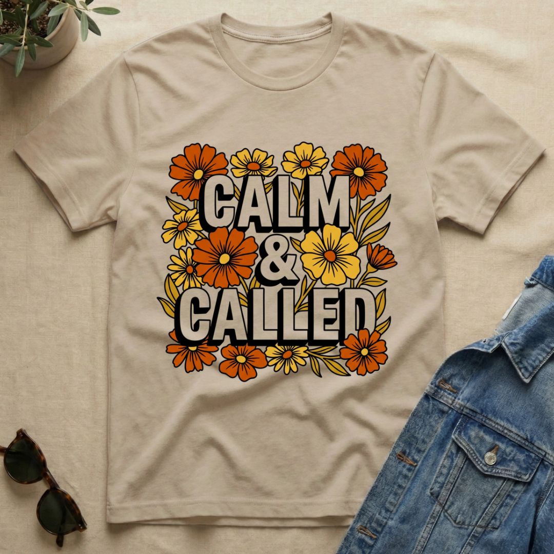 calm and called (flower edition) T-Shirt
