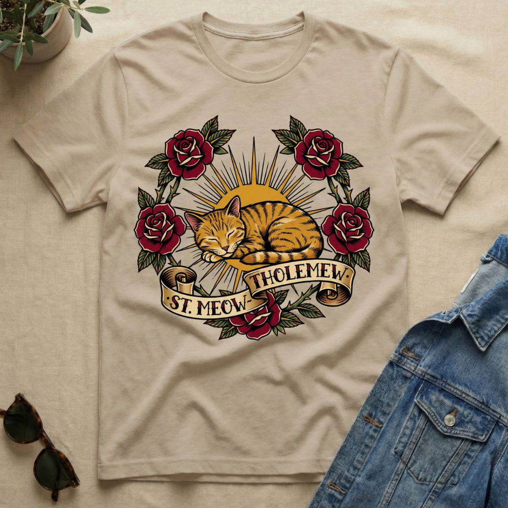 St Meow Tholemew T-Shirt