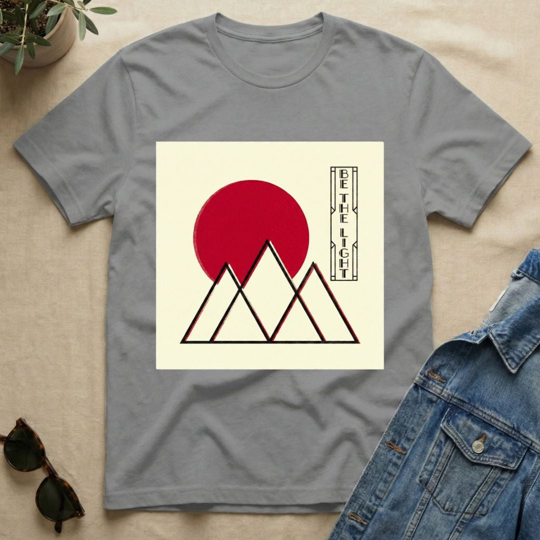 Be The Light - Japanese Woodprint T-Shirt