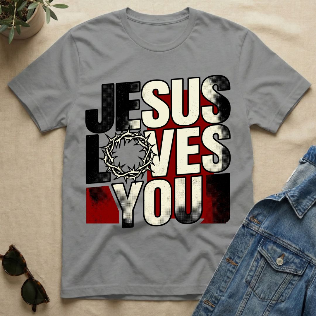 jesus loves you (crown edition) T-Shirt