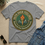 Faith Over Feelings Badge T-Shirt