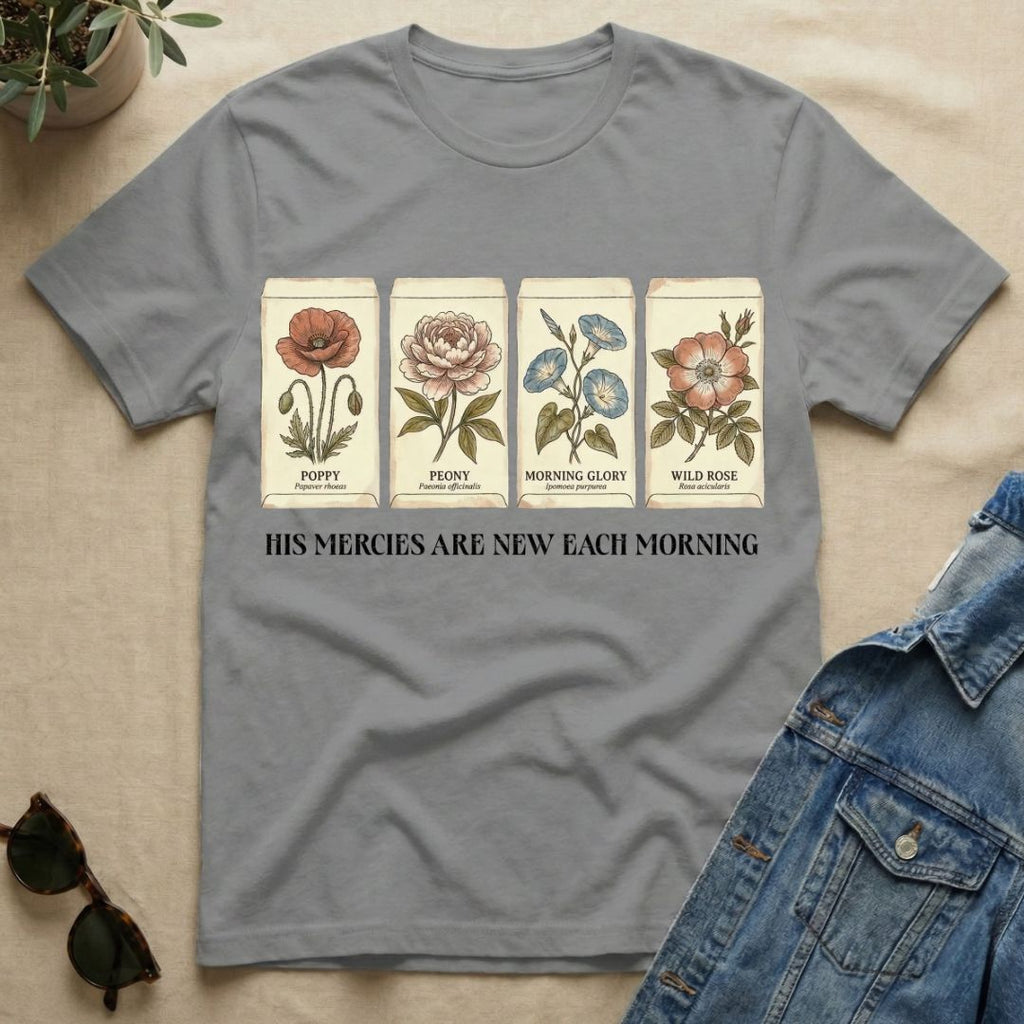 His Mercies In Seed Packets T-Shirt