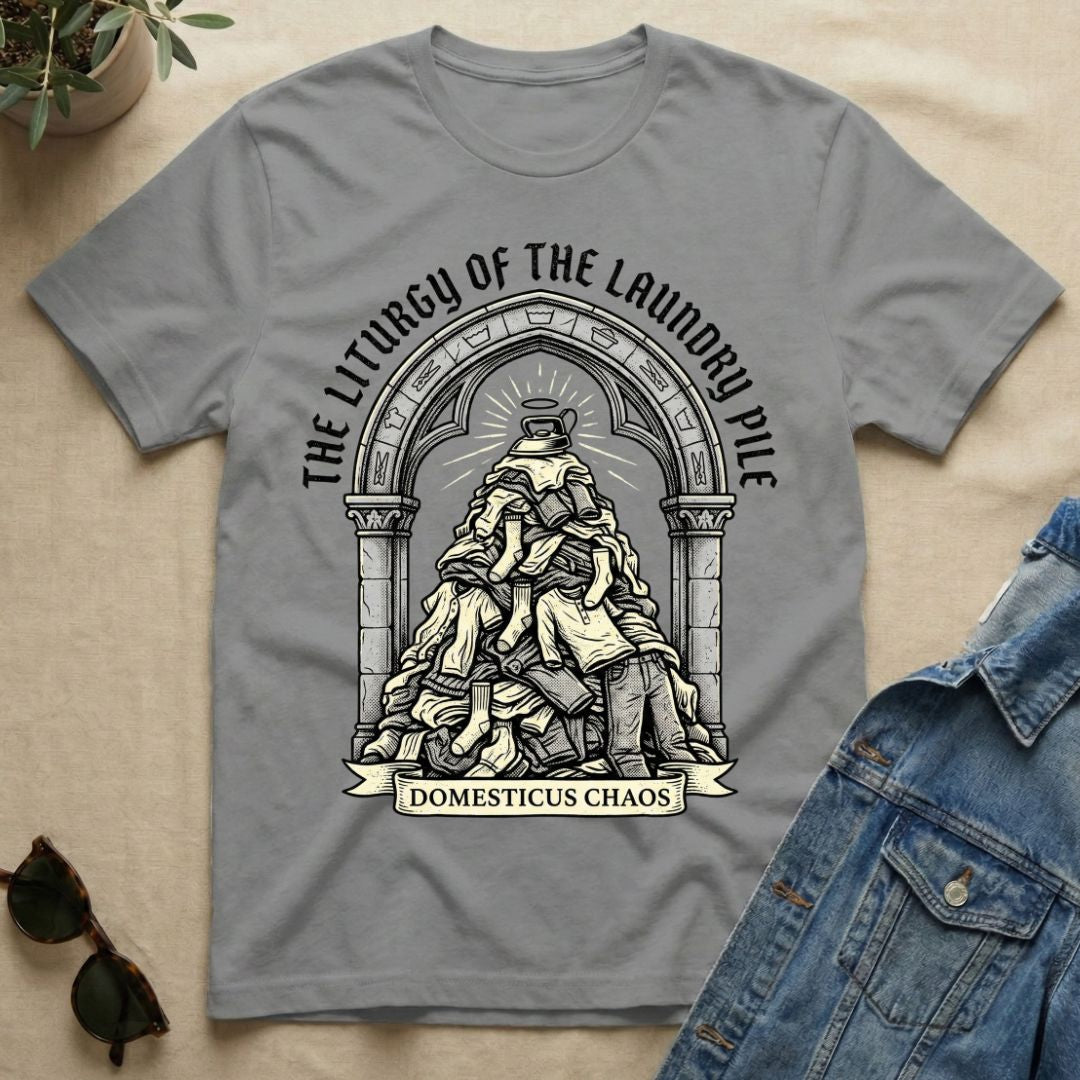 the liturgy of the laundry pile T-Shirt