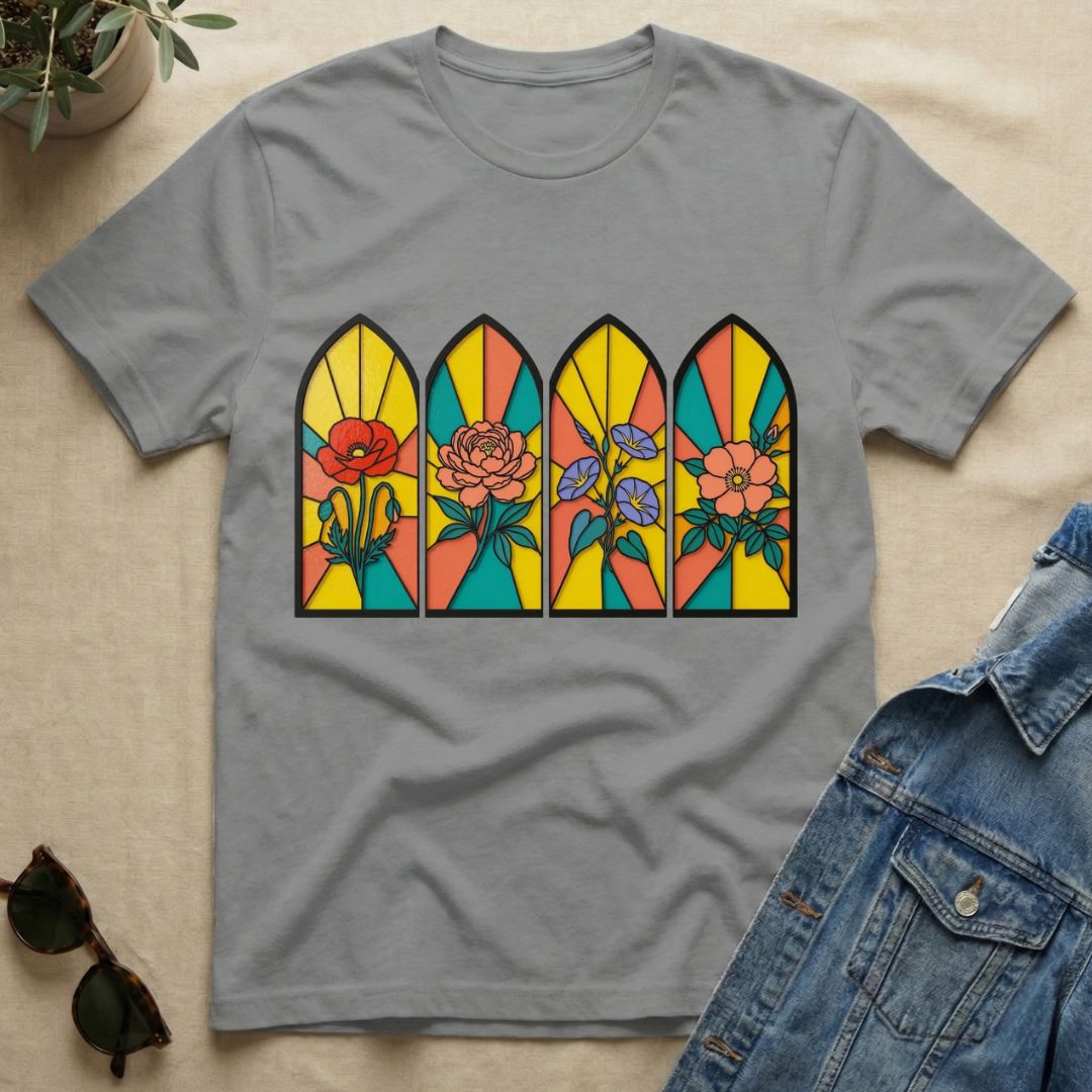 Cathedral Arches In Flower Season T-Shirt