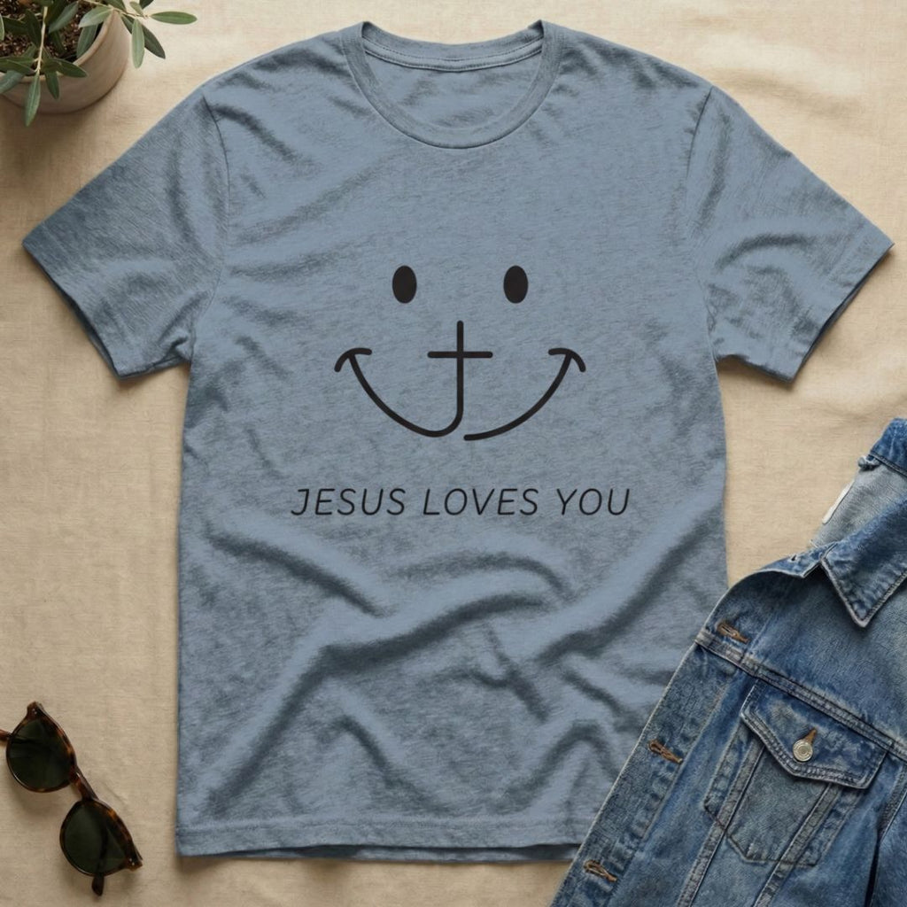 jesus loves you smiley T-Shirt