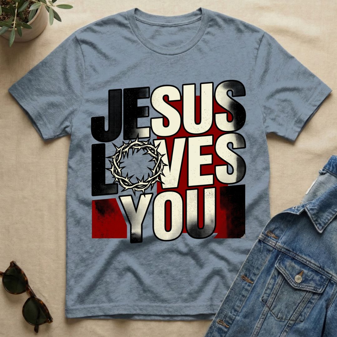 jesus loves you (crown edition) T-Shirt
