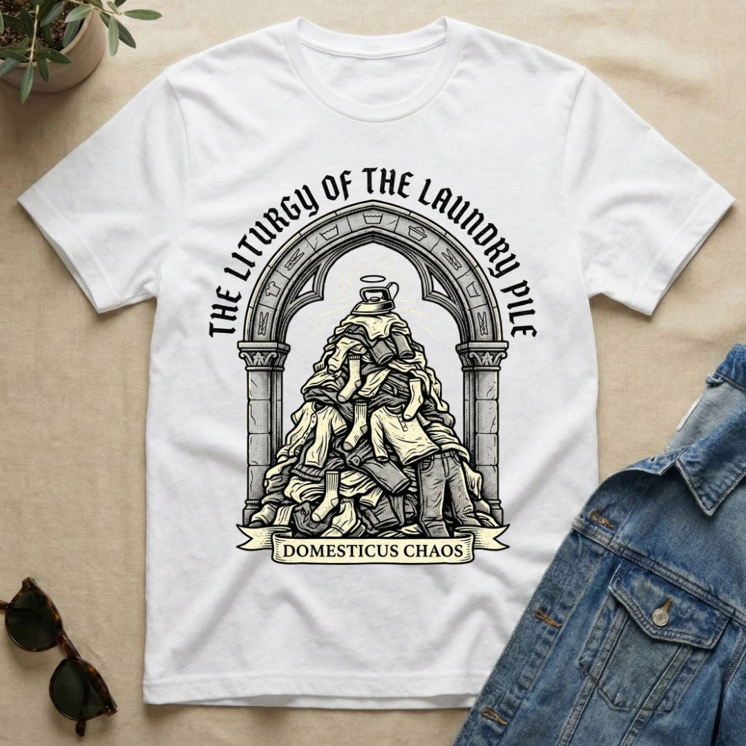the liturgy of the laundry pile T-Shirt