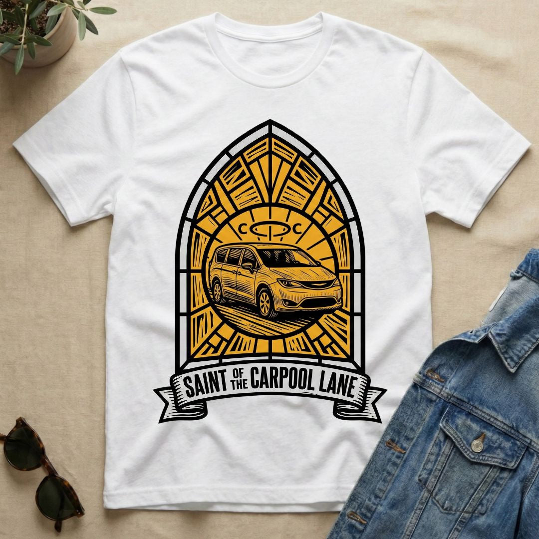 handling the carpool lane as a saint T-Shirt