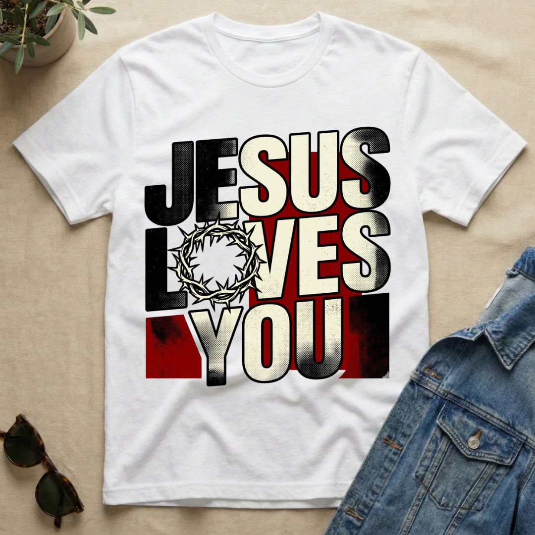 jesus loves you (crown edition) T-Shirt
