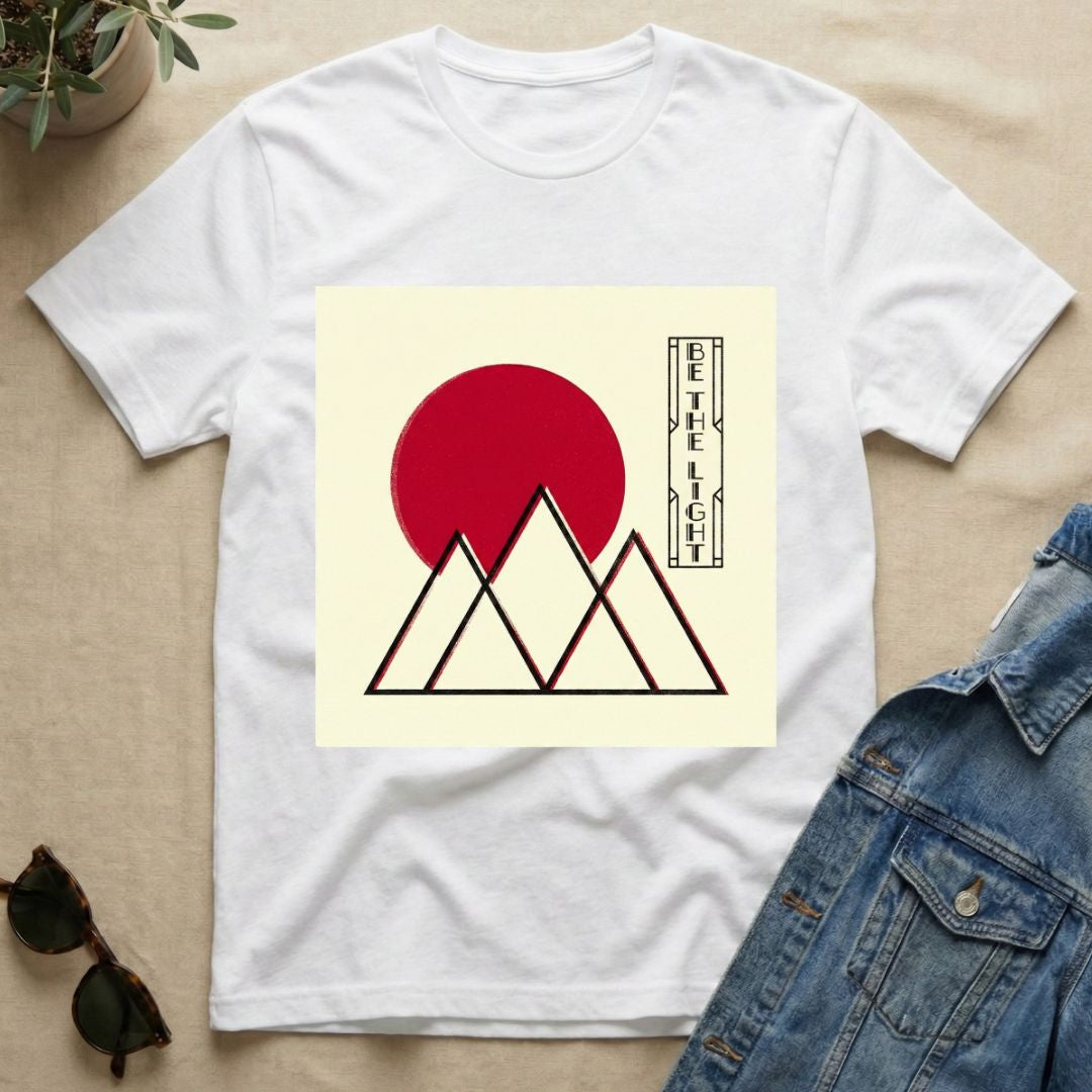 Be The Light - Japanese Woodprint T-Shirt