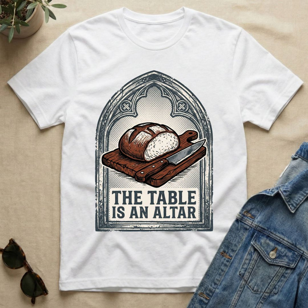 the table is an altar T-Shirt