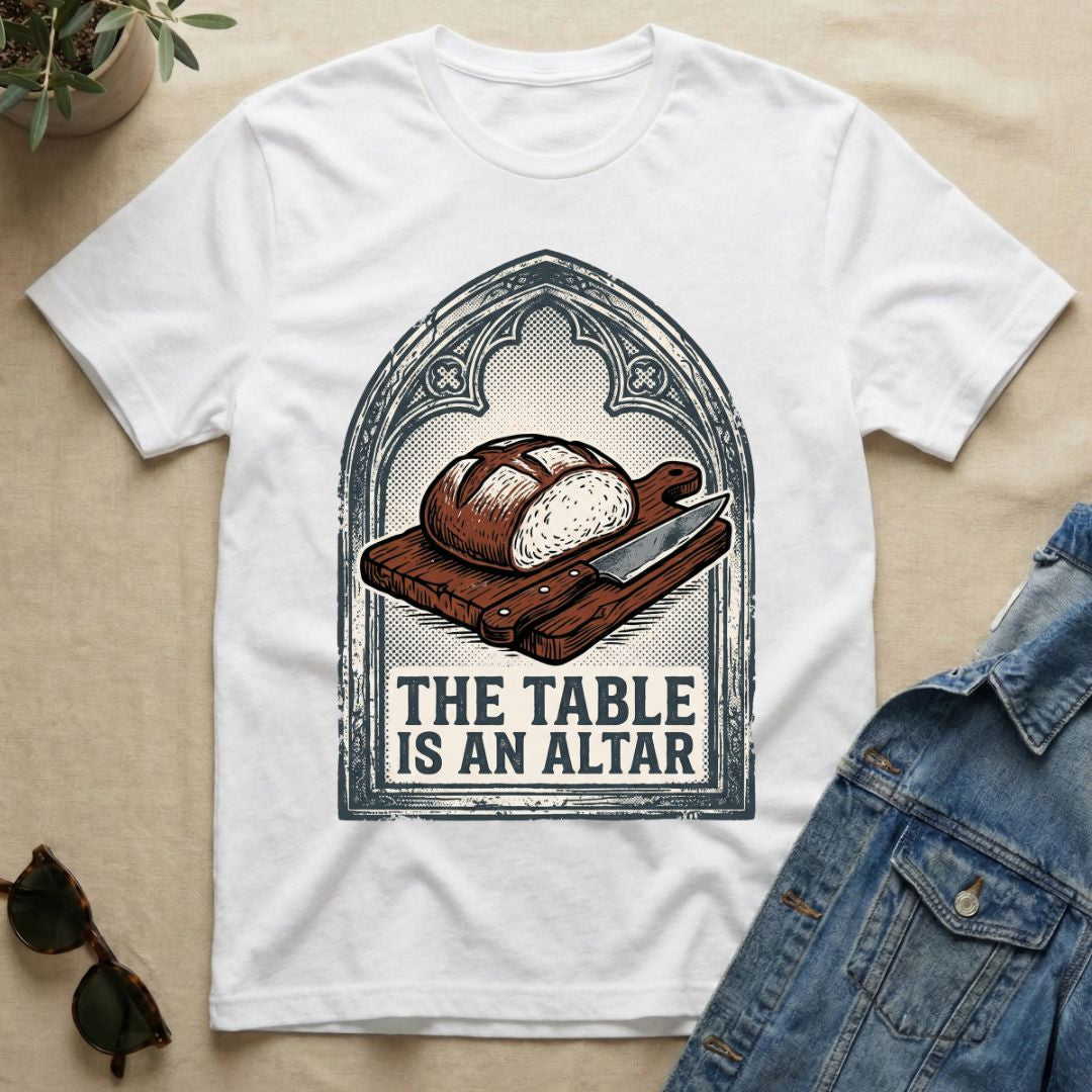 the table is an altar T-Shirt